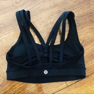 Lululemon Black Energy Bra Size 4